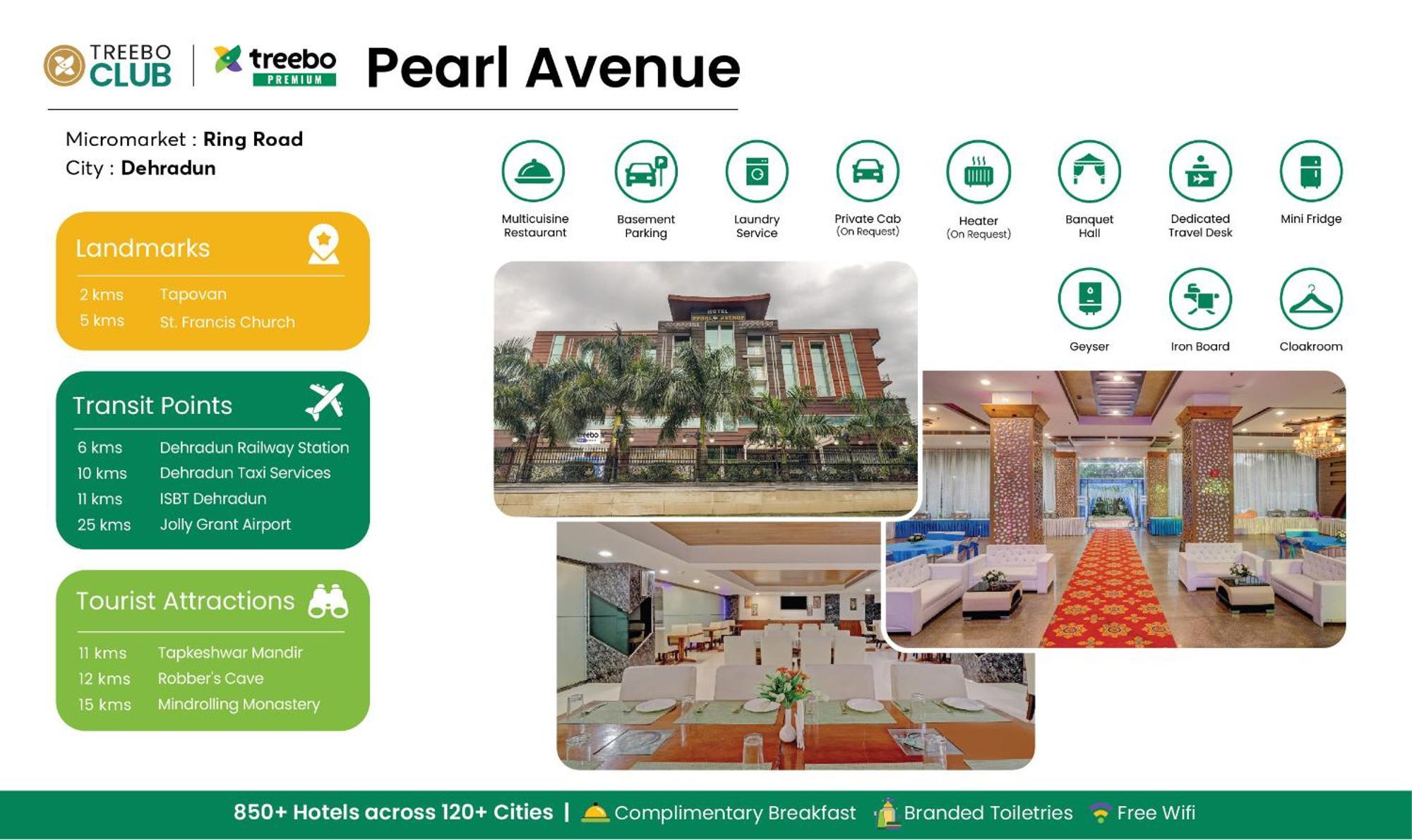 Hotel Treebo Premium Pearl Avenue, Ring Road Dehradun Zewnętrze zdjęcie
